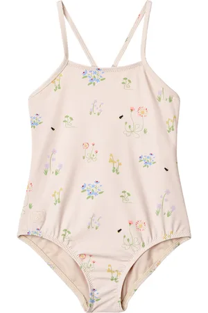 Liewood Fate Printed Swimsuit Badedragt Badetøj Cream