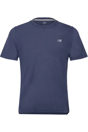 New Balance Athletics T-Shirt Sport T-Kortærmet Skjorte Navy