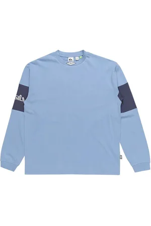 Quiksilver Take Us Back Block Ls Sport T-Langærmet Skjorte Blue