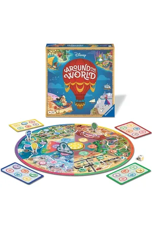 Ravensburger Disney Around The World Toys Puzzles And Games Games Board Games Multi/patterned