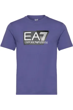 EA7 T-Shirt Tops T-Kortærmet Skjorte Blue