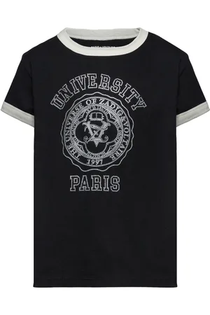 Zadig & Voltaire Short Sleeves Tee-Shirt Tops T-Kortærmet Skjorte Black