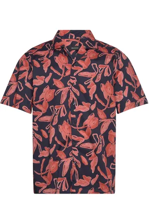 Matinique Maklampo Tops Shirts Short-sleeved Navy