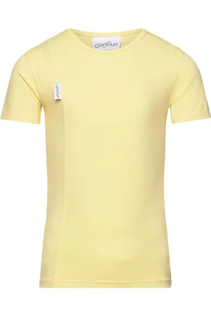 Gugguu Unisex T-Shirt Tops T-Kortærmet Skjorte Yellow