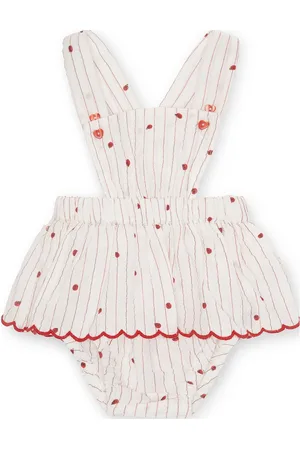 Thats Mine Kenya Body Dresses & Skirts Dresses Dungaree Dress White