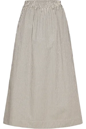 Coster Copenhagen Cc Heart Naomi Long Skirt Knælang Nederdel Cream