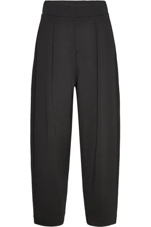 INWEAR Pannieiw Pant Bottoms Trousers Wide Leg Black
