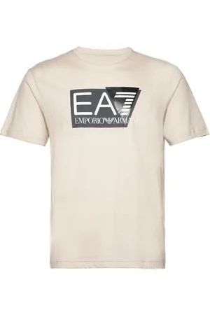 EA7 T-Shirt Tops T-Kortærmet Skjorte Cream
