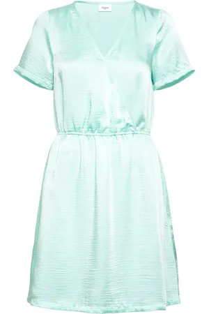 Saint Tropez Dinnesz Ss Dress Kort Kjole Blue