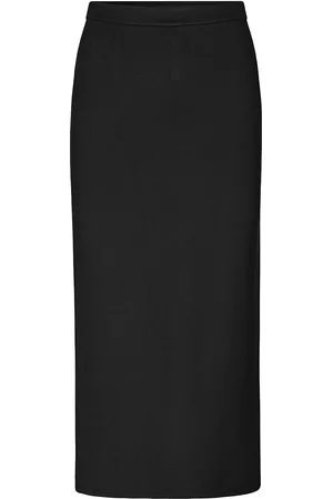 Modstrom Tannymd Long Skirt Knælang Nederdel Black