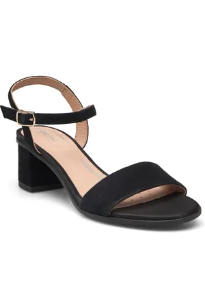 Geox D Aurely 50 B Sandal Med Hæl Black