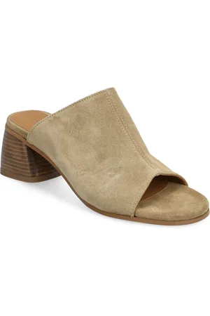 ANGULUS Sandals - Block Heels Sandal Med Hæl Beige