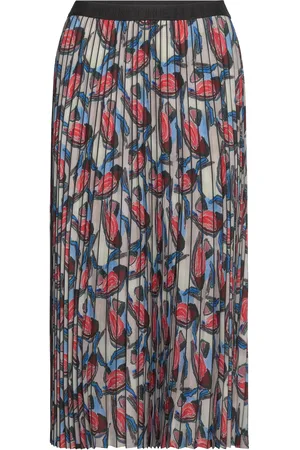 Munthe Charming Knælang Nederdel Multi/patterned
