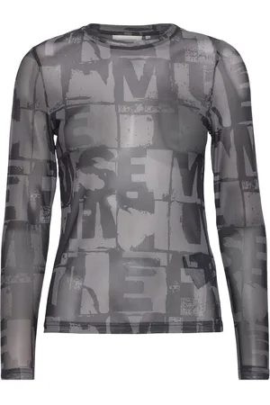 Copenhagen Muse Cmcora-Tee Tops T-shirts & Tops Long-sleeved Black