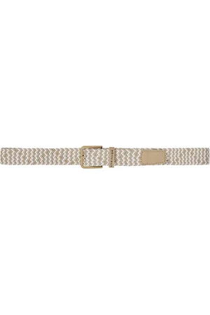 Röhnisch Braided Stretch Belt Sport Belts Beige
