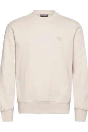 J Lindeberg Thorne Crew Neck Designers Sweatshirts & Hoodies Sweatshirts Cream