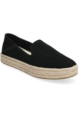 TOMS Carolina Espadrillos Flade Sandal Black
