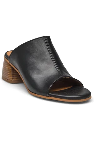ANGULUS Sandals - Block Heels Sandal Med Hæl Black