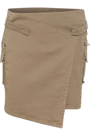 Gestuz Mirjagz Short Cargo Skirt Kort Nederdel Beige