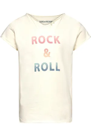 Zadig & Voltaire Short Sleeves Tee-Shirt Tops T-Kortærmet Skjorte Cream