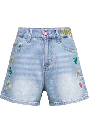 Billieblush Denim Shorts Bottoms Shorts Blue