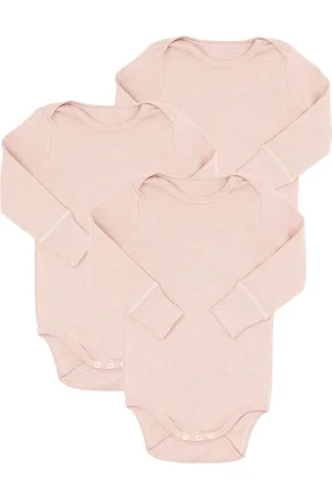 Copenhagen Colors Melange 3 Pack Ls Bodies Bodies Long-sleeved Pink
