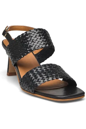 ANGULUS Sandals - Block Heels Sandal Med Hæl Black