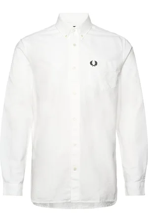 Fred Perry Oxford Shirt Tops Shirts Casual White