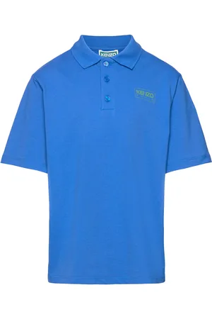 Kenzo Short Sleeve Polo Tops T-shirts Polo Shirts Short-sleeved Polo Shirts Blue