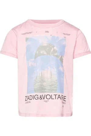 Zadig & Voltaire Short Sleeves Tee-Shirt Tops T-Kortærmet Skjorte Pink