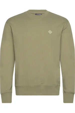 J Lindeberg Thorne Crew Neck Designers Sweatshirts & Hoodies Sweatshirts Green