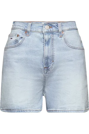 Tommy Hilfiger Mom Uh Short Bh0113 Bottoms Shorts Denim Shorts Blue