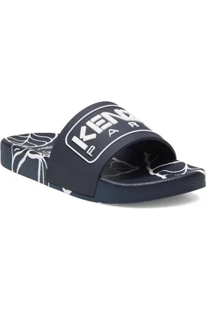 Kenzo Aqua Slides Slippers Hjemmesko Navy