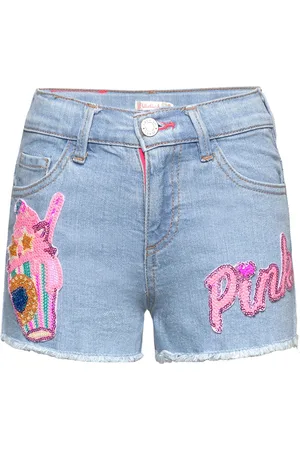 Billieblush Denim Shorts Bottoms Shorts Blue
