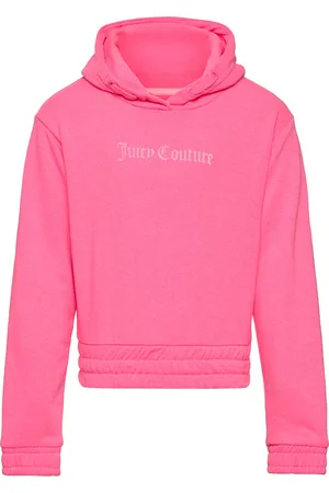 Juicy Couture Juicy Oth Elastic Hem Hoodie Lb Tops Sweatshirts & Hoodies Hoodies Pink