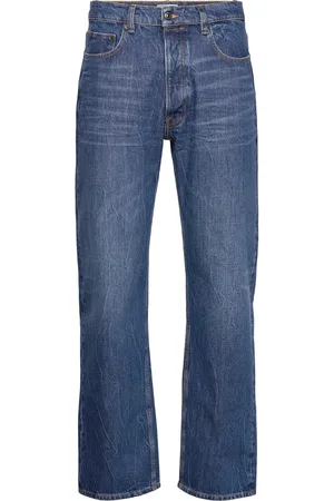 WoodWood Al Rigid Denim Straight Fit Designers Jeans Regular Blue