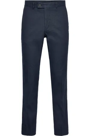 J Lindeberg Lois Linen Stretch Pants Designers Trousers Chinos Navy