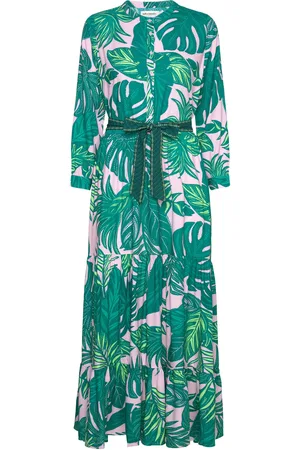 Lollys Laundry Neell Maxi Dress Maxikjole Festkjole Green