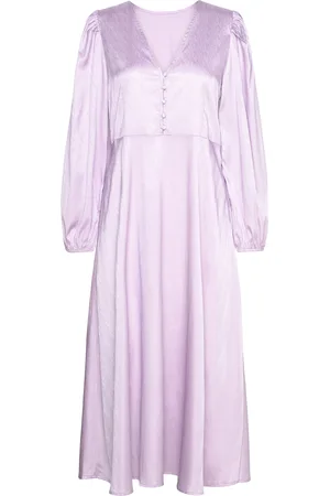 A-View Enitta Dress Knælang Kjole Purple