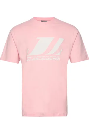 J Lindeberg Parcy Logo Tee Designers T-Kortærmet Skjorte Pink