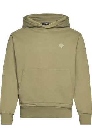 J Lindeberg Thorne Hood Designers Sweatshirts & Hoodies Hoodies Khaki Green