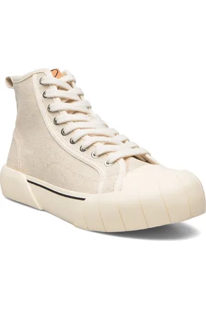 Good News Bagel High-top Sneakers Cream