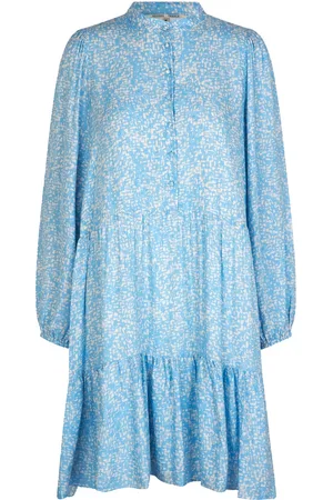 Second Female Kati Dress Knælang Kjole Blue