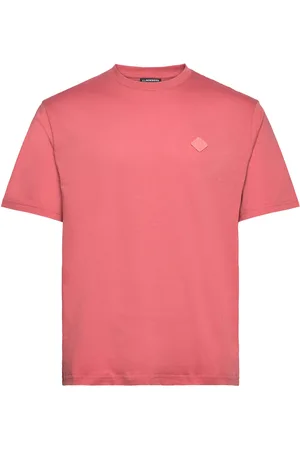 J Lindeberg Hale Logo Patch T-Shirt Designers T-Kortærmet Skjorte Coral