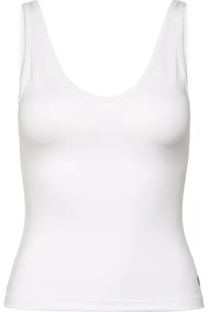 Björn Borg Ace Deep V Tank Sport T-shirts & Tops Sleeveless White