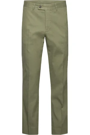 J Lindeberg Lois Linen Stretch Pants Designers Trousers Chinos Khaki Green