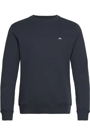 J Lindeberg M Crew Neck Sweat Designers Sweatshirts & Hoodies Sweatshirts Navy