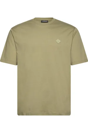 J Lindeberg Hale Logo Patch T-Shirt Designers T-Kortærmet Skjorte Khaki Green