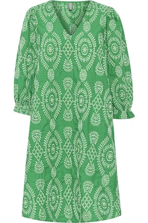 Culture Cutia Dress Kort Kjole Green