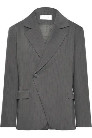 Hosbjerg Noor Blazer Blazers Double Breasted Blazers Grey